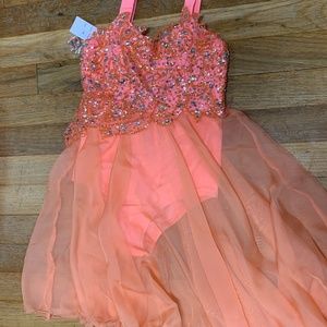 NWT Glamour Costumes #584 Orange Dance Costume